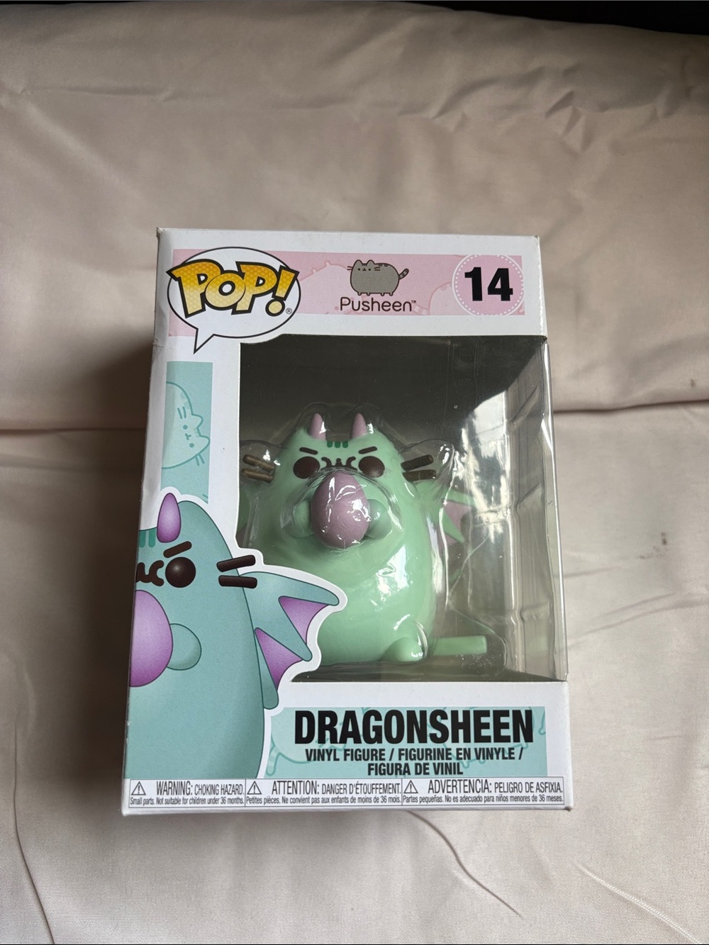 Funko Dragonsheen Pusheen Vinyl Figure - Mint Green & Lavender Accents